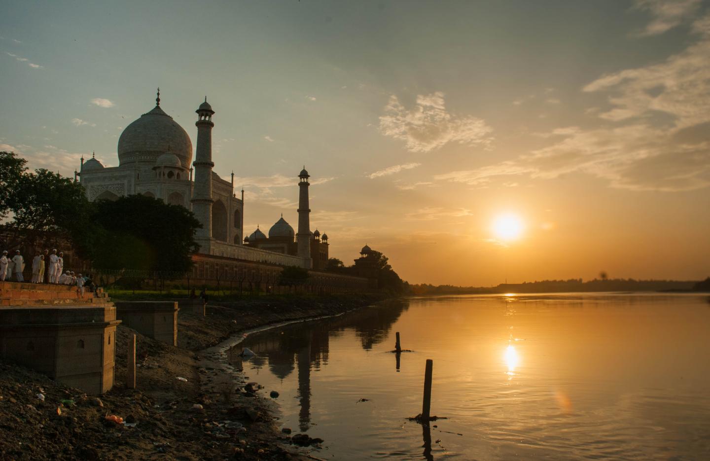 Taj Mahal achterzijde