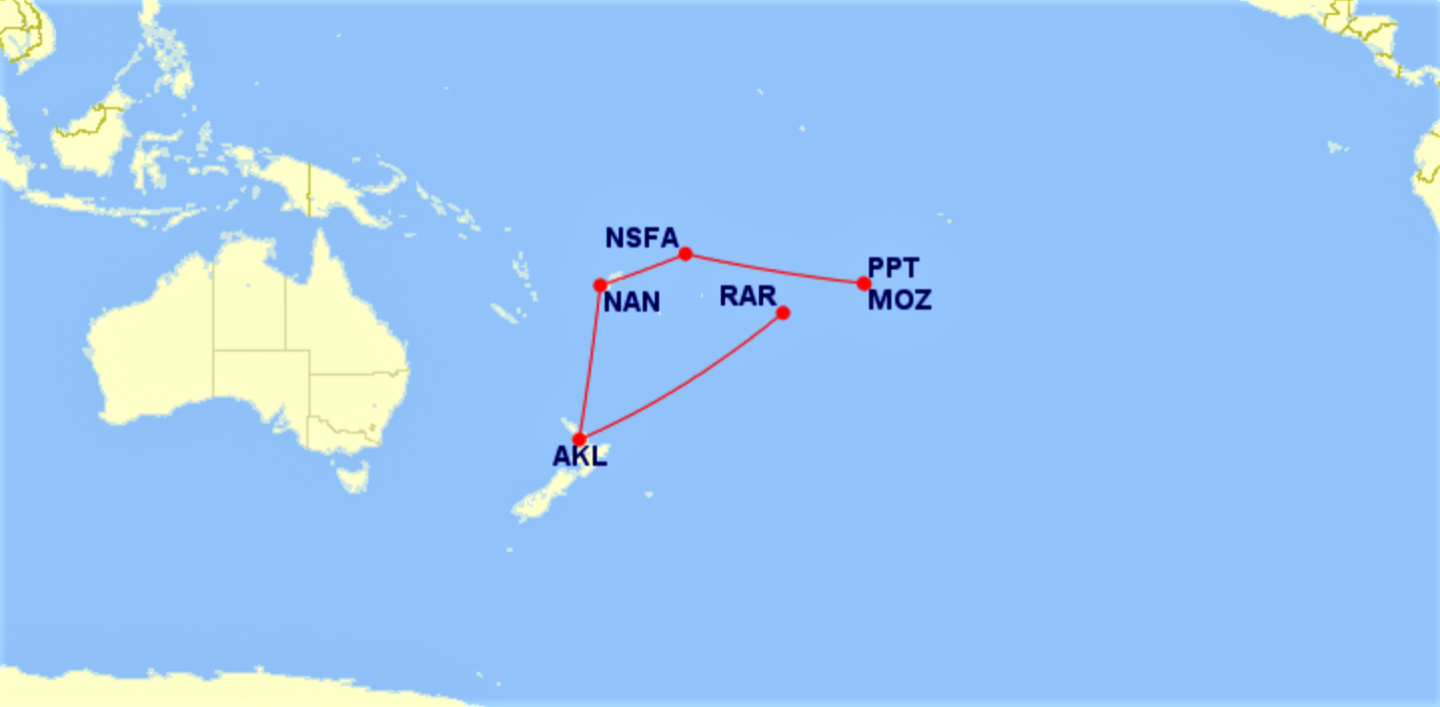 Route Polynesie