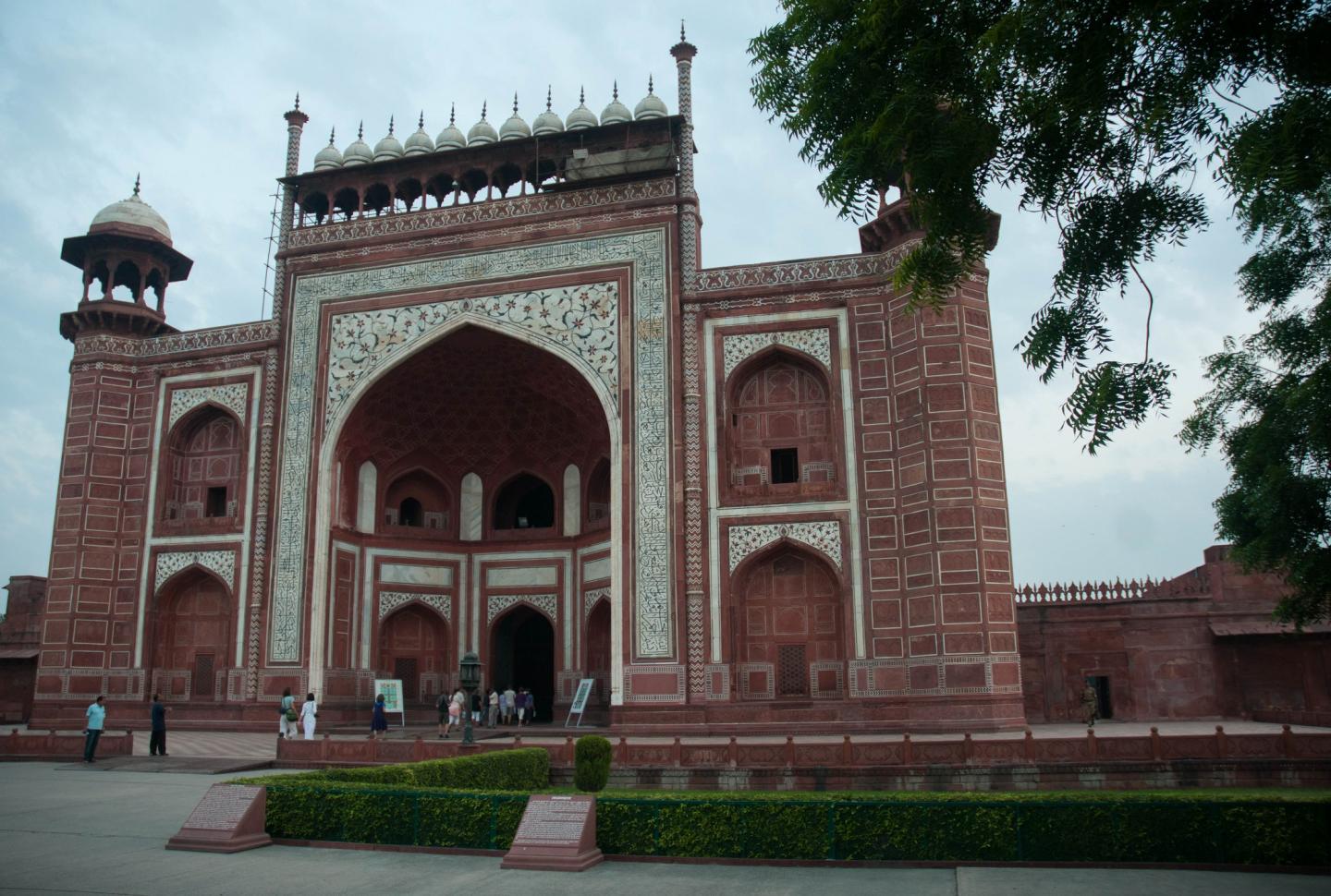 Taj Mahal east gate