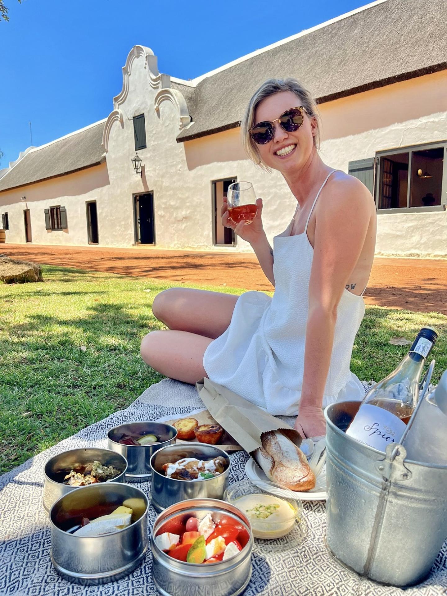 Zuid Afrik wijnboerderij